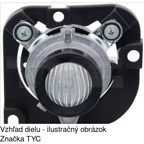 Hmlové svetlo - predné POLCAR 303529-E