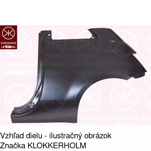 Zadný blatník POLCAR 303583