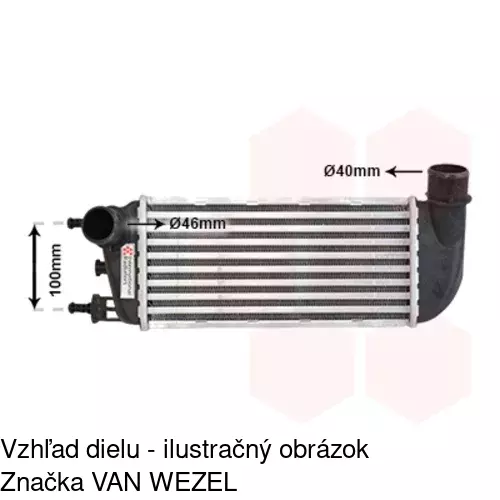 Chladiče vzduchu (Intercoolery) 3035J81X /POLCAR/ - obr. 2