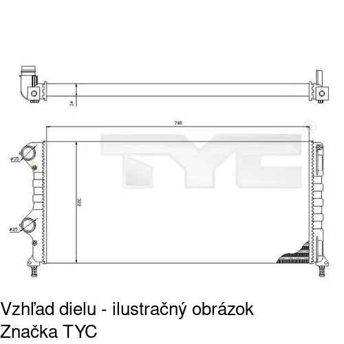 Chladiče vody 304008-5 /POLCAR/