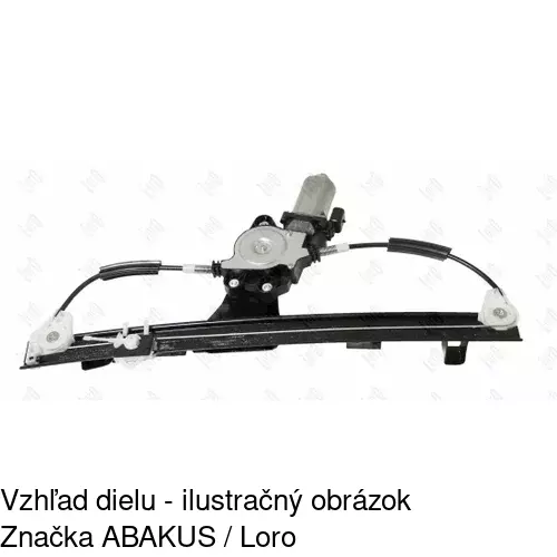 Elektrický mechanizmus okna dverí 3040PSE2 /POLCAR/ - obr. 3