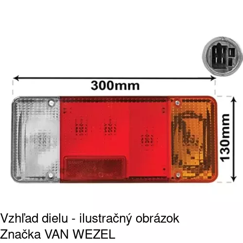 Zadné svetlo 3050886E /POLCAR/ - obr. 4