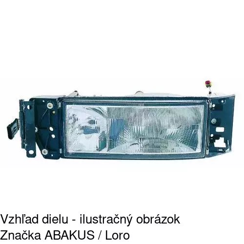 Hlavný reflektor 305709-C /POLCAR/ - obr. 1