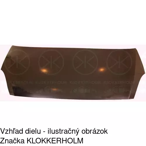 Kapota - poškodená POLCAR 308003UB