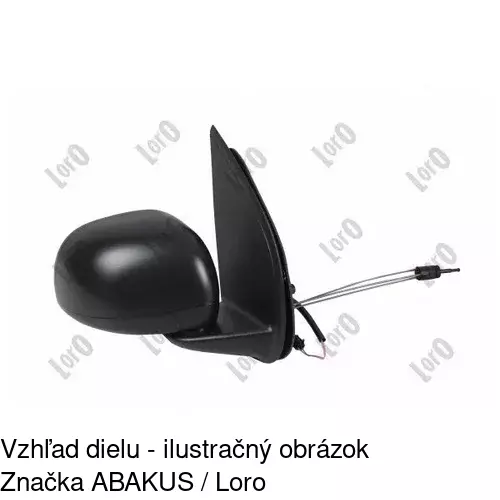 Vonkajšie zrkadlo 30A1522E /POLCAR/ - obr. 3