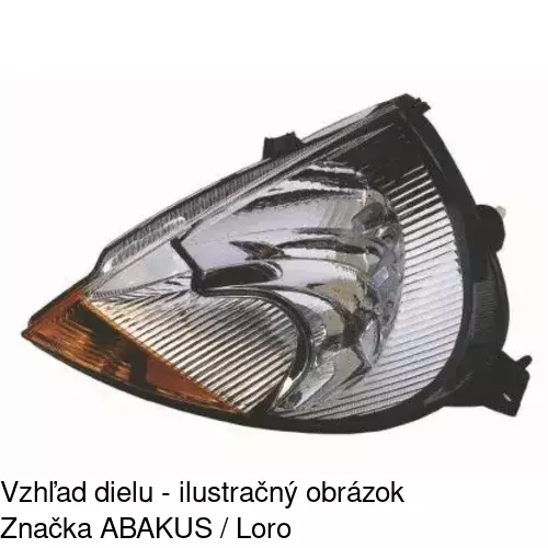 Hlavný reflektor 320010-V /POLCAR/ - obr. 1