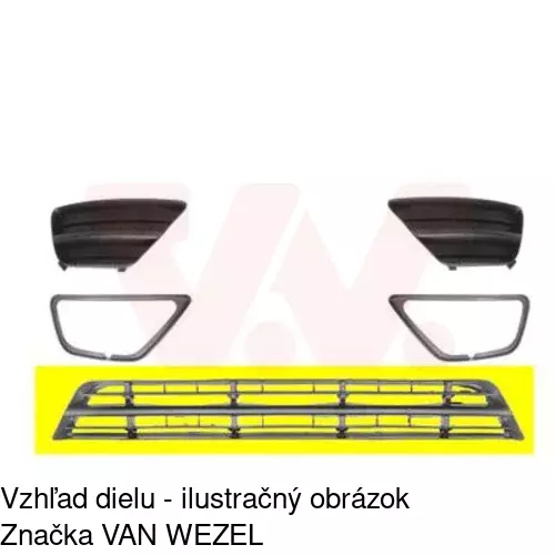 Kryt v nárazníku POLCAR 32012710R