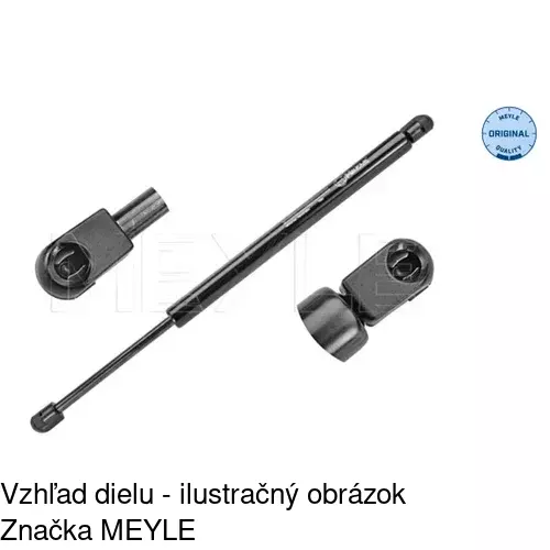Plynová pružina 3201AB6 /POLCAR/ - obr. 2