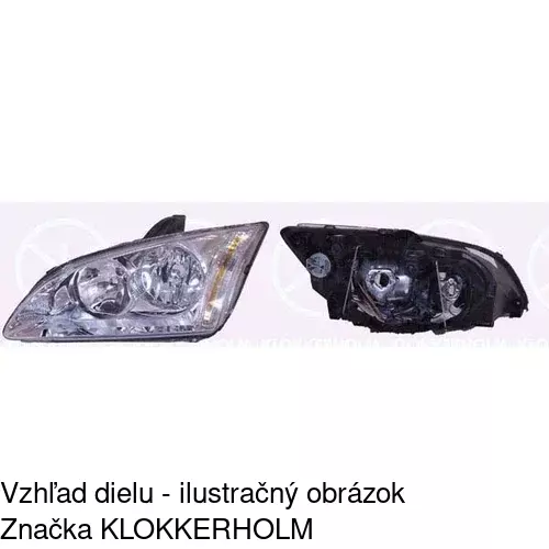Hlavný reflektor 320209-E /POLCAR/ - obr. 1
