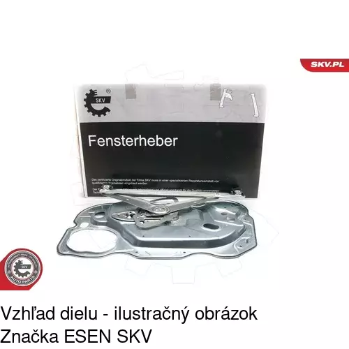 Mechanizmus sťahovania okna elektrický bez motora 3202PSG1 /POLCAR/ - obr. 4