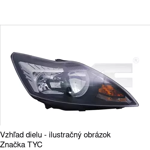 Hlavný reflektor 3205103E /POLCAR/ - obr. 1