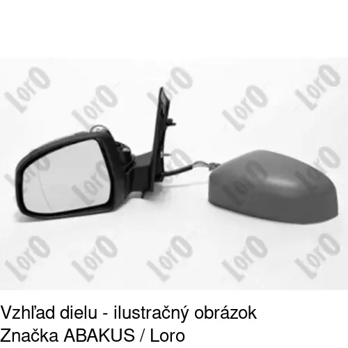 Vonkajšie zrkadlo 3205513S /POLCAR/ - obr. 1