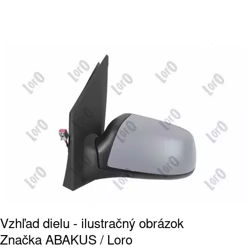 Vonkajšie zrkadlo 3212511E /POLCAR/ - obr. 5