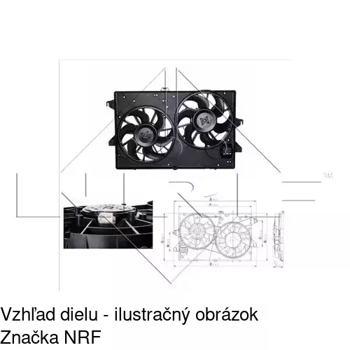 Ventilátory chladičov 321623W6 /POLCAR/ - obr. 2