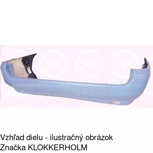 Zadný nárazník POLCAR 3216962Q