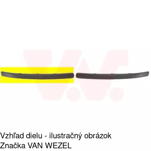 Lišta nárazníka 321807-8 /POLCAR/ - obr. 2