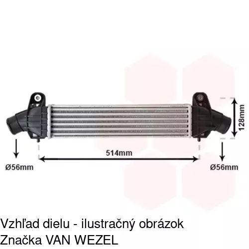 Chladiče vzduchu (Intercoolery) 3218J8-1 /POLCAR/ - obr. 3