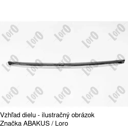 Lišta kapoty 321903-5 /POLCAR/ - obr. 1