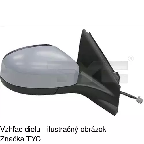 Vonkajšie zrkadlo POLCAR 3219518E