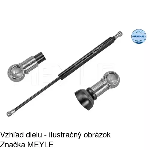 Plynová pružina 3219AB /POLCAR/ - obr. 1