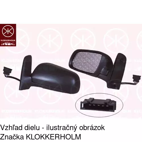 Vonkajšie zrkadlo 3240524E /POLCAR/ - obr. 3