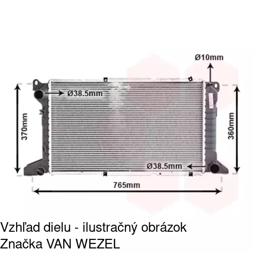 Chladiče vody 324608-2 /POLCAR/ - obr. 4
