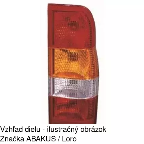 Zadné svetlo 3247872E /POLCAR/ - obr. 3