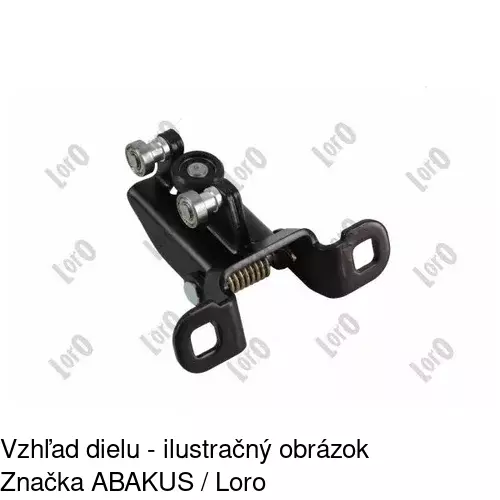 Vozík - kolieska pant posuvných dverí 3247Z-71 /POLCAR/ - obr. 1