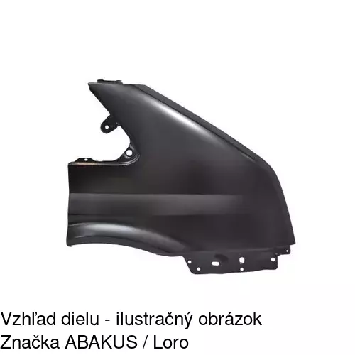 Predný blatník 324802 /POLCAR/ - obr. 3