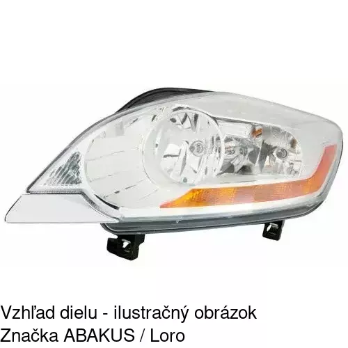 Hlavný reflektor 325210-H /POLCAR/ - obr. 2