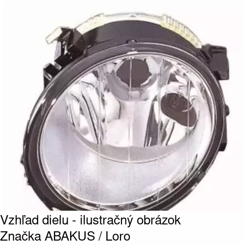 Hmlové svetlo - predné 3280300E /POLCAR/ - obr. 2