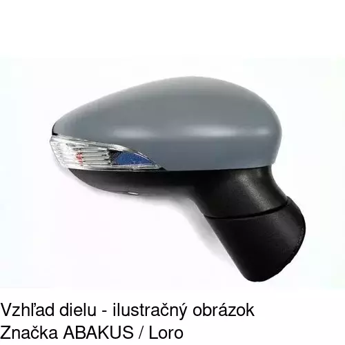 Vonkajšie zrkadlo 32B1524M /POLCAR/ - obr. 4