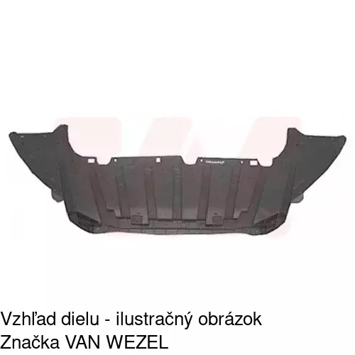 Dolný kryt nárazníka 32C1347Q /POLCAR/ - obr. 2