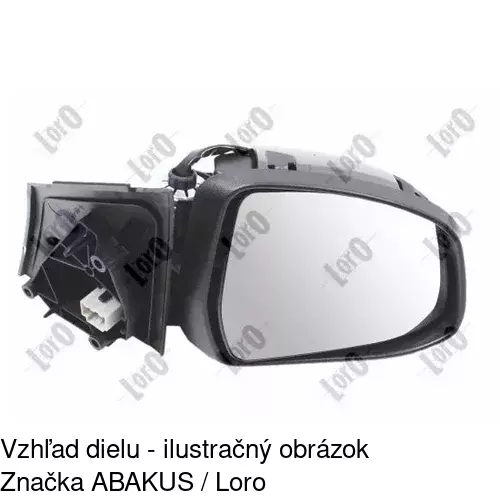 Vonkajšie zrkadlo 32C1527M /POLCAR/ - obr. 2