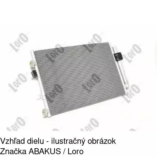 Chladiče klimatizácie 32C1K8C2S /POLCAR/ - obr. 1