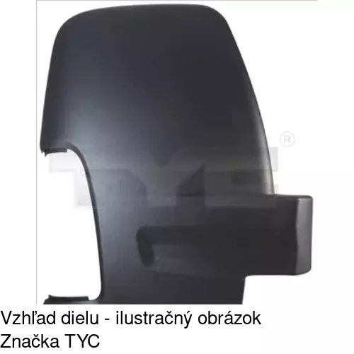 Rám vonkajšieho zrkadla 32N254TM /POLCAR/ - obr. 2