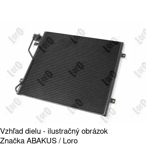 Chladiče klimatizácie 3410K8C1 /POLCAR/ - obr. 1