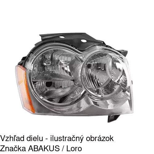 Hlavný reflektor POLCAR 343010