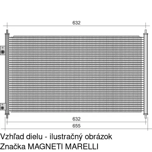 Chladiče klimatizácie 3825K8C3S /POLCAR/ - obr. 2