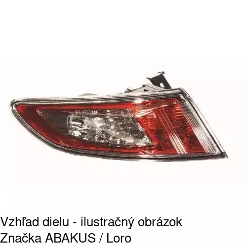Zadné svetlo POLCAR 382987-E