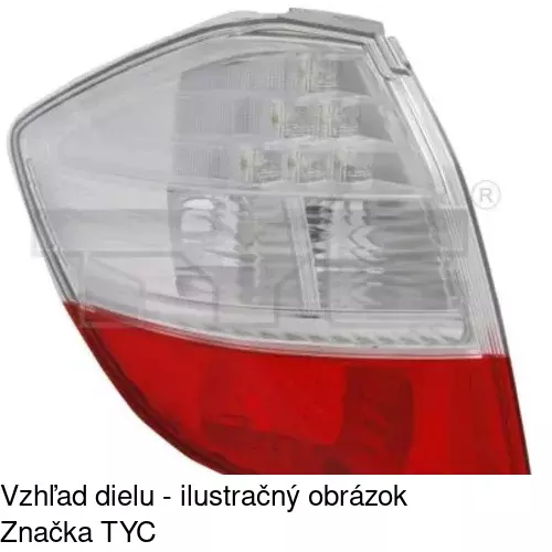 Zadné svetlo 3837870E /POLCAR/