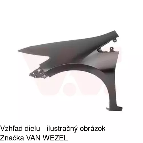 Predný blatník 385801 /POLCAR/