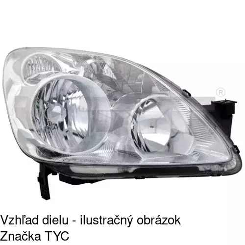 Hlavný reflektor 387710-E /POLCAR/