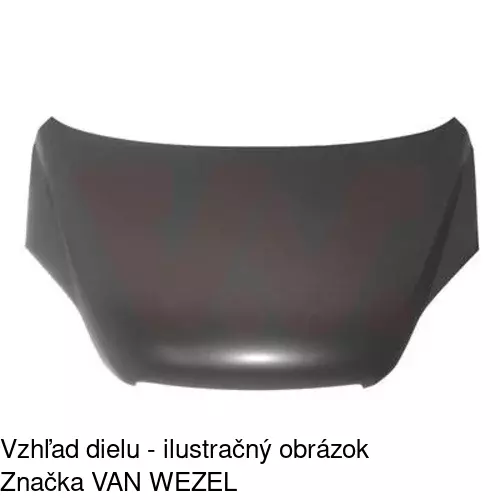 Kapota - poškodená POLCAR 387803UA