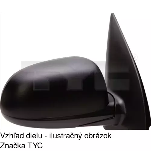 Vonkajšie zrkadlo 4003512E /POLCAR/ - obr. 1