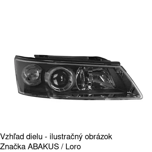 Hlavný reflektor 4026101E /POLCAR/ - obr. 1