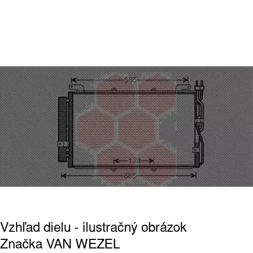 Chladiče klimatizácie 4035K82X /POLCAR/ - obr. 1