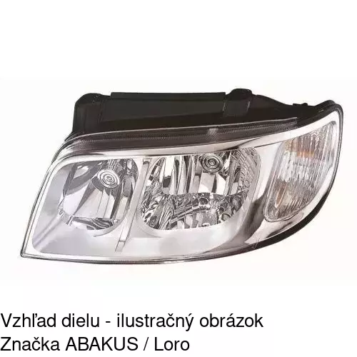 Hlavný reflektor POLCAR 403609-E