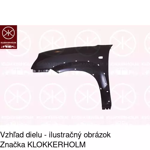 Predný blatník POLCAR 404702-1