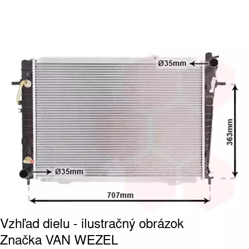 Chladiče vody 404708-4 /POLCAR/ - obr. 1